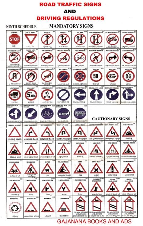 traffic signs regulations and directions